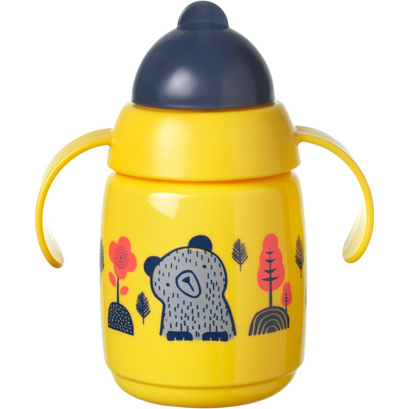 Tommee Tippee Superstar Straw Cup Yellow bögre szívószállal gyermekeknek 6 m+ 300 ml-Ár