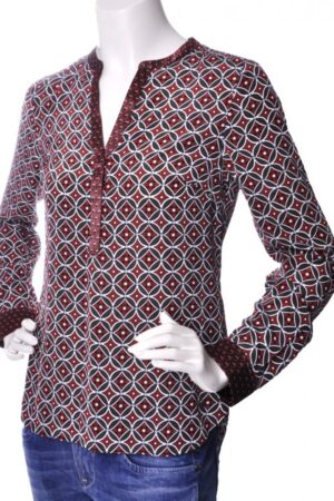 Tommy Hilfiger Blouse - CAROL PRT BLOUSE LS burgundy Tommy Hilfiger Blouse - CAROL PRT BLOUSE LS burgundy