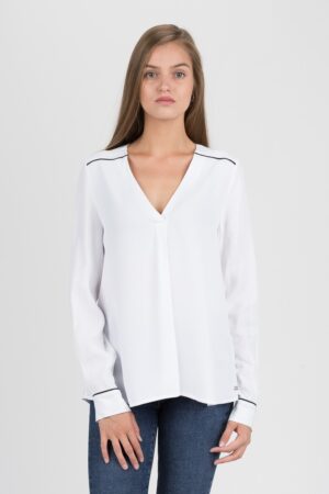 Tommy Hilfiger Blouse - HERMOSA BLOUSE LS white Tommy Hilfiger Blouse - HERMOSA BLOUSE LS white