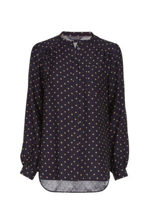 Tommy Hilfiger Blouse - SYLVIA BLOUSE LS dark blue Tommy Hilfiger Blouse - SYLVIA BLOUSE LS dark blue
