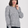 Tommy Hilfiger Blouse - TH ESSENTIAL P-OVER BLOUSE LS black and white