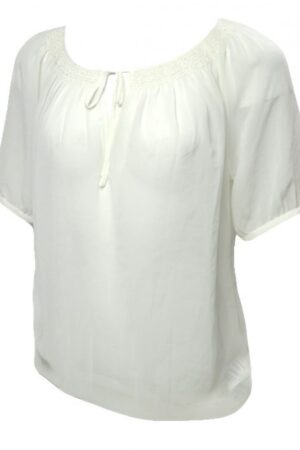 Tommy Hilfiger Blouse - ruth blouse ss white Tommy Hilfiger Blouse - ruth blouse ss white
