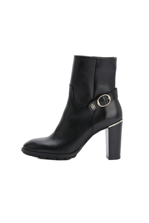 Tommy Hilfiger Boots - BELT HIGH HEEL BOOT black