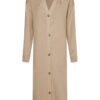Tommy Hilfiger Cardigan - SOFT RIB MIDI V-NK CARDIGAN beige