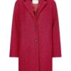 Tommy Hilfiger Coat - HERRINGBONE SB COAT red