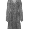 Tommy Hilfiger Dress - CHIFFON STP F&F KNEE DRESS LS patterned