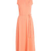 Tommy Hilfiger Dress - FIT & FLARE MIDI POLO DRESS NS orange