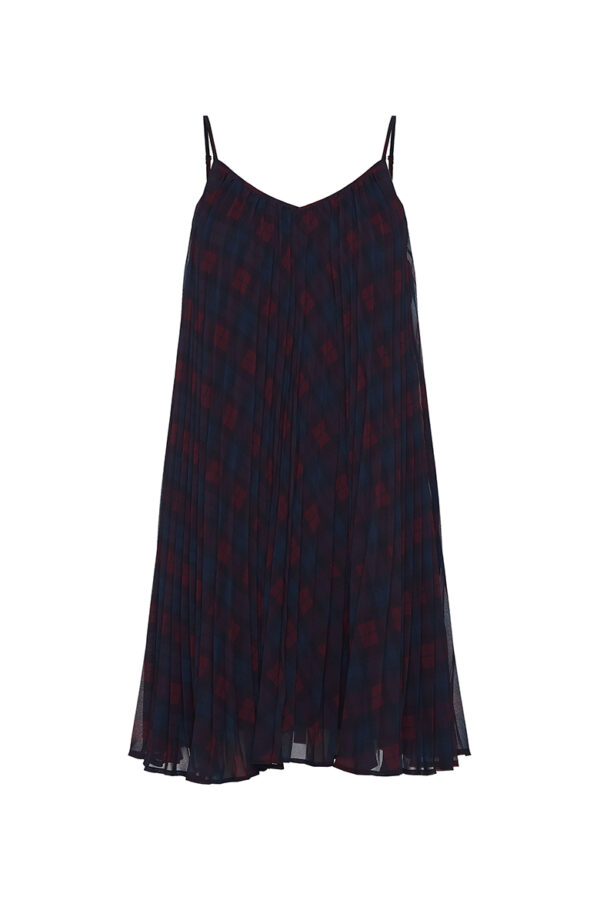 Tommy Hilfiger Dress - ICON TARTAN SLIP patterned