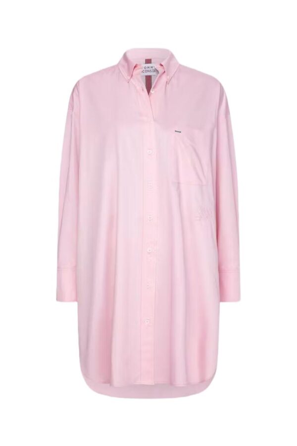 Tommy Hilfiger Dress - ICONS CO ARCHIVE SHIRT DRESS LS pink