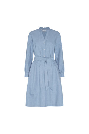 Tommy Hilfiger Dress - RECYCLED OXFORD SHIRT DRESS LS light blue