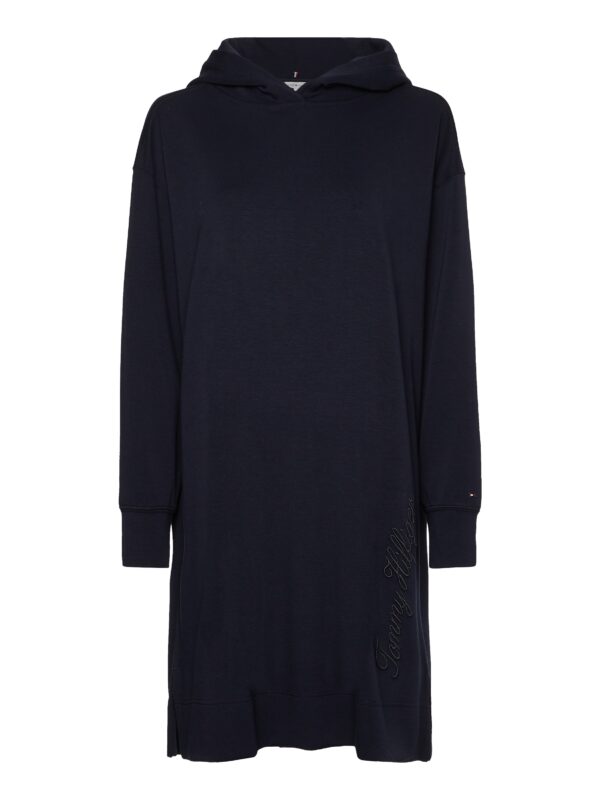 Tommy Hilfiger Dress - RLX INTERLOCK SHORT HOODIE DRESS blue