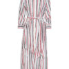 Tommy Hilfiger Dress - VISCOSE MIDI SHIRT DRESS 3/4 SLV patterned