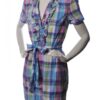 Tommy Hilfiger Dress - hux chk ruffle with multicolor