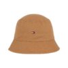 Tommy Hilfiger Hat - ESSENTIAL FLAG BUCKET brown