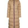 Tommy Hilfiger Jacket - GLOBAL STRIPE DOWN MAXI beige