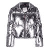 Tommy Hilfiger Jacket - GLOSS FOIL LOGO DOWN PUFFER JKT silver