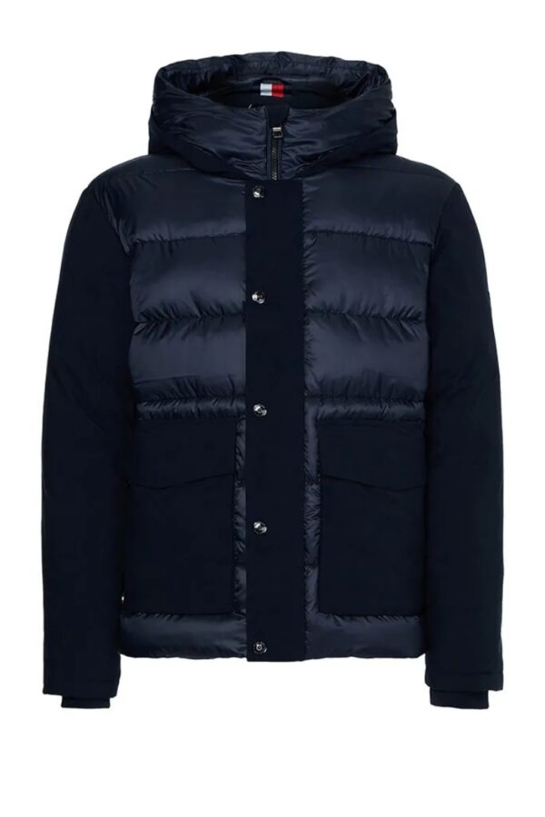 Tommy Hilfiger Jacket - TECH MIX MEDIA HOODED JACKET blue