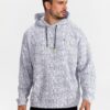 Tommy Hilfiger Jeans Sweatshirt - TJM TOMMY AOP HOODIE white