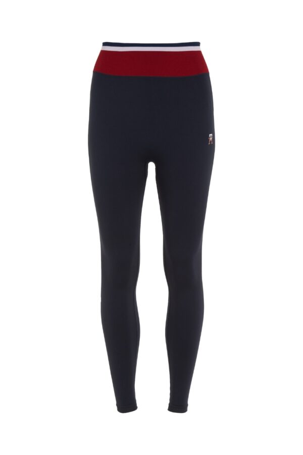 Tommy Hilfiger Leggings - HW GS SEAMLESS LEGGI blue
