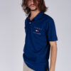 Tommy Hilfiger Polo Shirt - TOMMY FLAG HILFIGER REG POLO dark blue