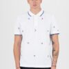 Tommy Hilfiger Polo shirt - ALL OVER EMBROIDERY REGULAR POLO white