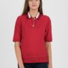Tommy Hilfiger Polo shirt - CAITLIN STR PQ POLO SS red