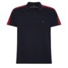 Tommy Hilfiger Polo shirt - FLAG OUTLINE TAPE SLIM POLO blue