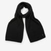 Tommy Hilfiger Scarf - ESSENTIAL FLAG KNITTED SCARF black