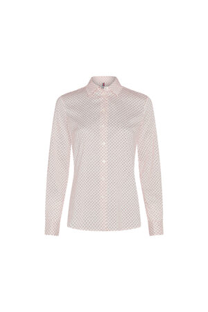 Tommy Hilfiger Shirt - BRITTANY SLIM PRINT LS SHIRT white