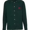 Tommy Hilfiger Shirt - CASHMERE TOUCH MONOGRAM RF SHIRT green