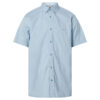 Tommy Hilfiger Shirt - NATURAL SOFT POPLIN RF SHIRT S/S blue