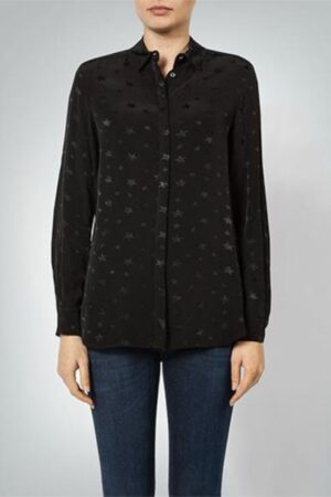 Tommy Hilfiger Shirt - NISSE VISCOSE BLOUSE black Tommy Hilfiger Shirt - NISSE VISCOSE BLOUSE black