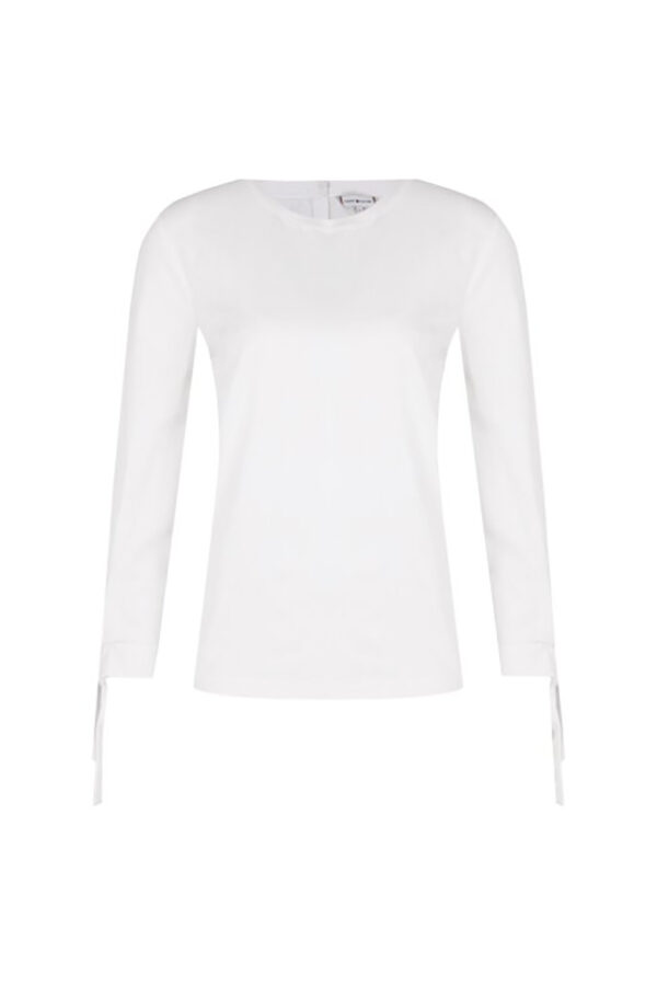 Tommy Hilfiger Shirt - ROMA TOP 3/4 SLV white