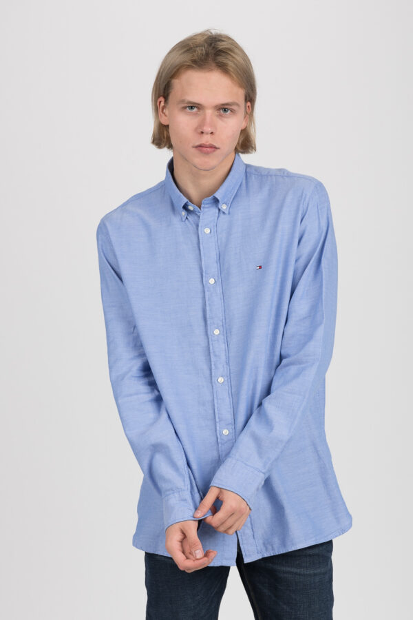Tommy Hilfiger Shirt - WCC MULTI DOBBY SHIRT blue
