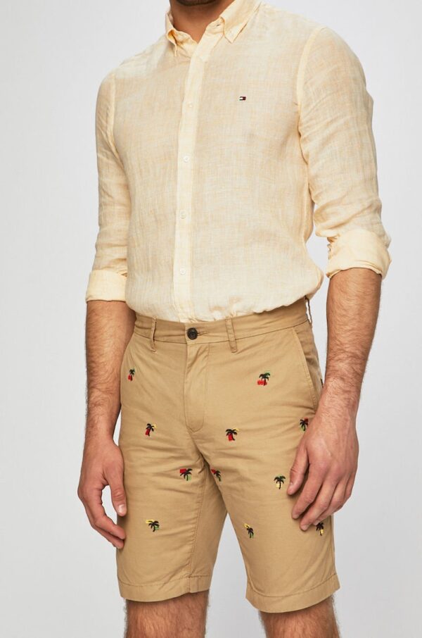 Tommy Hilfiger Shorts - BROOKLYN SHORT EMBRO beige