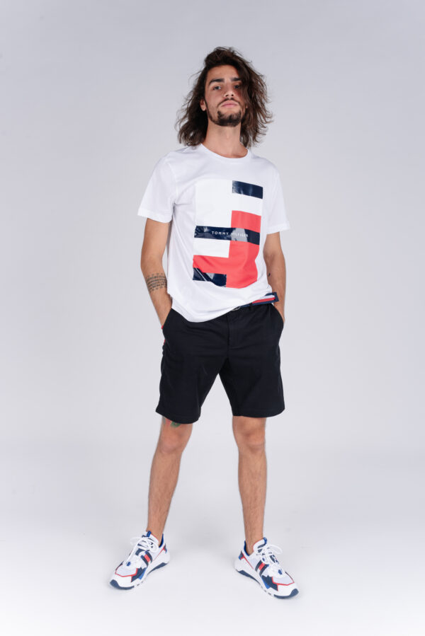Tommy Hilfiger Shorts - BROOKLYN SHORT LIGHT TWILL BELT black