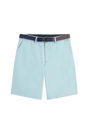 Tommy Hilfiger Shorts - HARLEM SHORT L.TWILL BELT blue