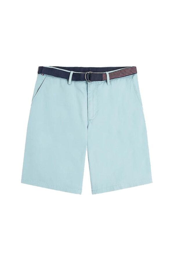 Tommy Hilfiger Shorts - HARLEM SHORT L.TWILL BELT blue