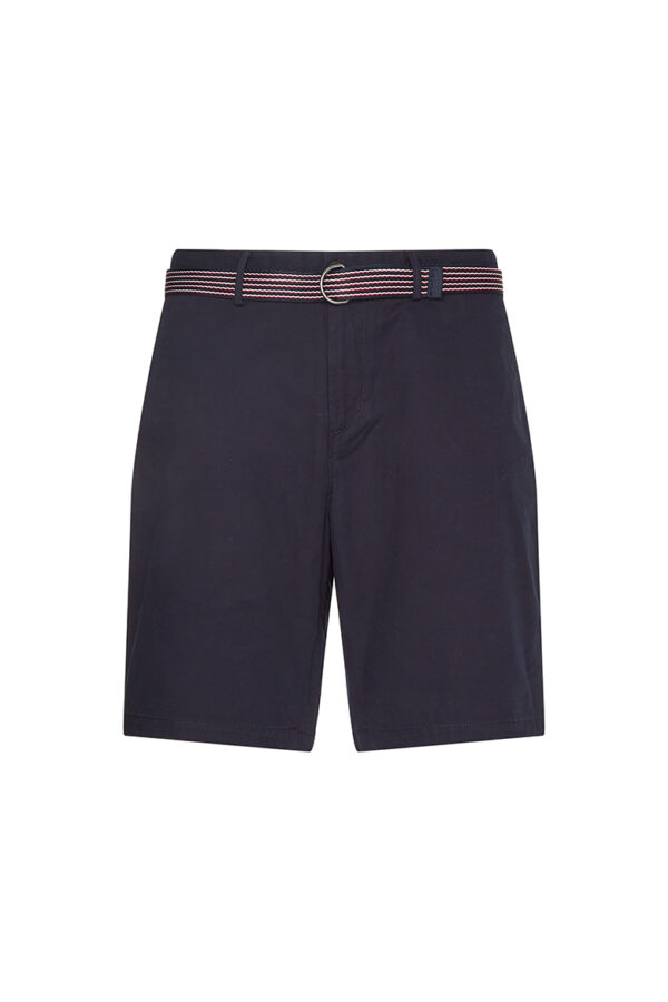 Tommy Hilfiger Shorts - HARLEM SHORT L.TWILL BELT blue