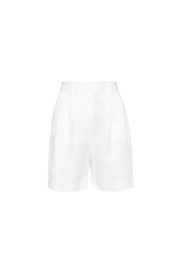 Tommy Hilfiger Shorts - LINEN TENCEL SHORT white