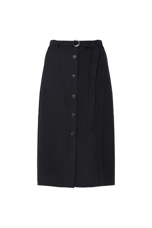 Tommy Hilfiger Skirt - TENCEL TWILL SKIRT black