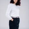 Tommy Hilfiger Skirt - TH COOL POPLIN GMD SKIRT dark blue