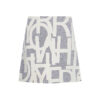 Tommy Hilfiger Skirt - WOOL JACQUARD SHORT SKIRT white-grey