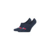 Tommy Hilfiger Socks - TH FOOTIE HIGH CUT 2P FLAG blue