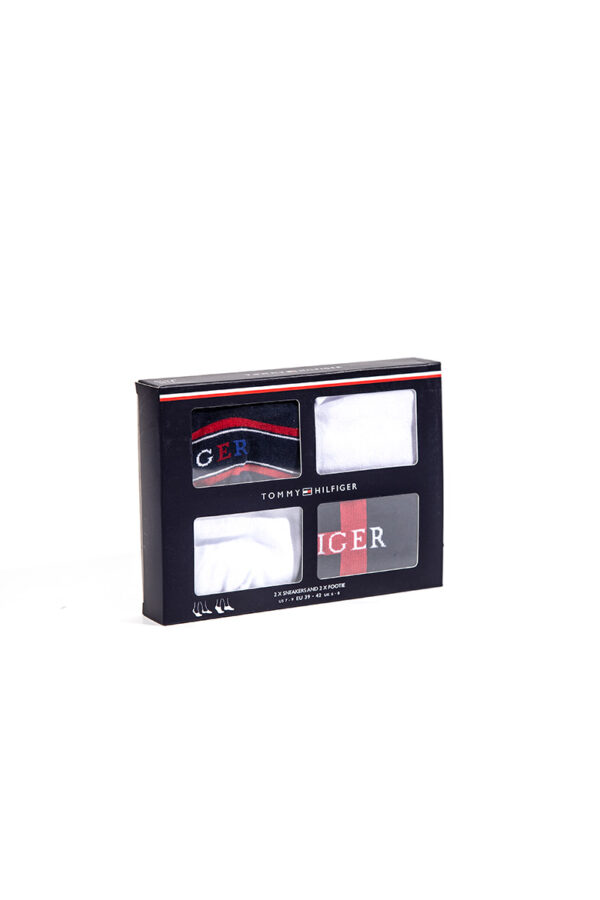 Tommy Hilfiger Socks - TH GIFTBOX SNEAKER 4P colorful