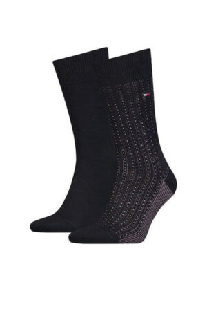 Tommy Hilfiger Socks - TH MEN SOCK 2P BIRDEYE JACQUARD black
