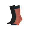 Tommy Hilfiger Socks - TH MEN SOCK 2P MOULINE Black