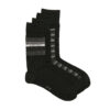 Tommy Hilfiger Socks - TH MEN SOCK 4P TIN GIFTBOX STRIPE black