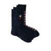 Tommy Hilfiger Socks - TH MEN SOCK 4P TIN GIFTBOX STRIPE blue