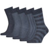 Tommy Hilfiger Socks - TH MEN SOCK 5P GIFTBOX BIRDEYE blue